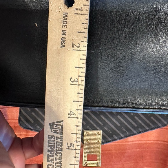 ALDO Black Quilted Satchel Purse Top Handle Gold Chain Lock Structured Bag - Picture 10 of 11